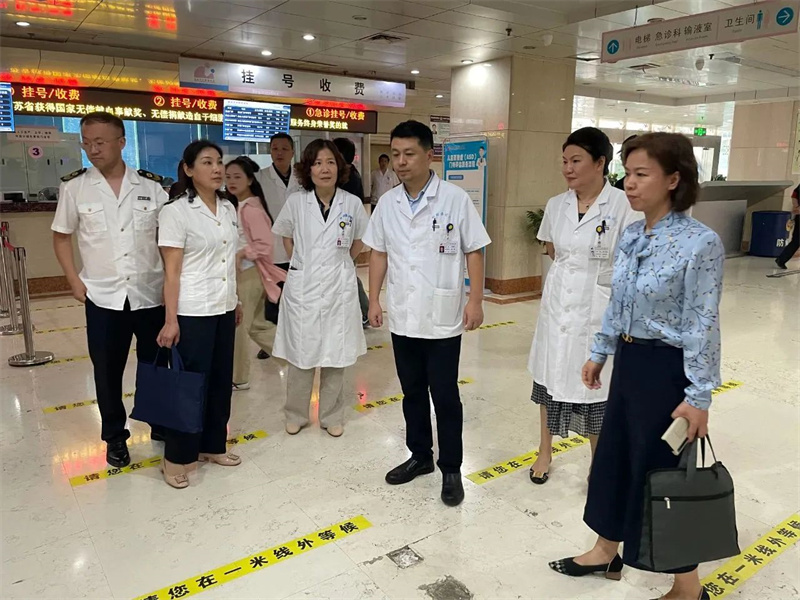 省卫生监督所专家对徐州市妇幼保健院进行控烟专项检查